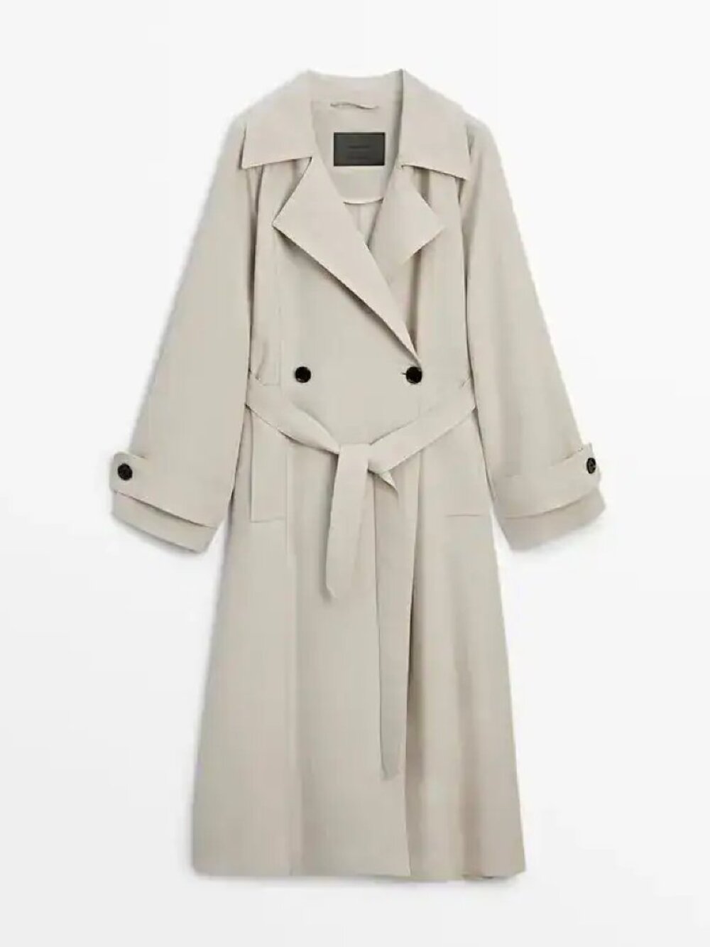 Massimo Dutti Loose-Fitting Trench Coat